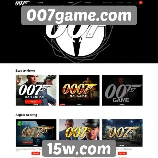 Evolução do design do site 007game.com
